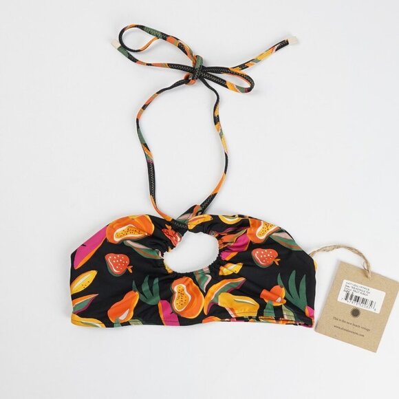 Aloe Aloe Fruit Punch Keyhole Bikini Top - Size Small - NWT - Picture 1 of 6